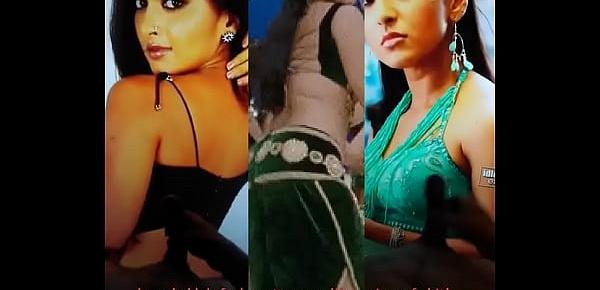  Anushka shetty cum tribute 3 multiple massive big screen